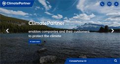 Desktop Screenshot of climatepartner.com